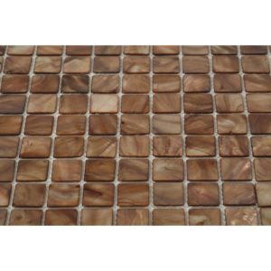 Pearl Brown Shell 1X1 Squares