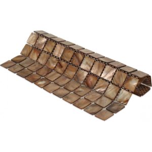 Pearl Brown Shell 1X1 Squares