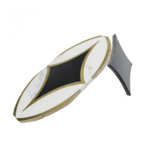 Kaleidoscope Oblique- Calacatta, Nero Marquina