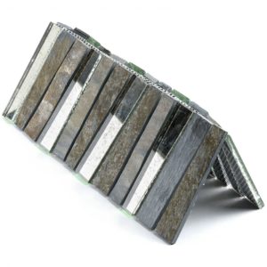 Vision Trapezoid Multicolored Quartz With Antique Mirror
