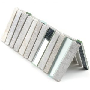 Vision Trapezoid White Quartz With Mirror
