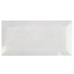 White Thassos Beveled Edge 3X6 Polished