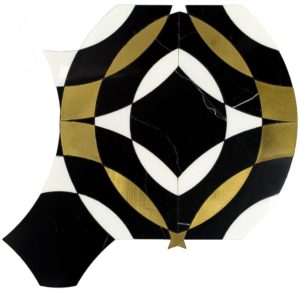 Kaleidoscope Mystique – Nero Marquina, White Thassos