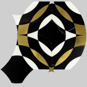 Kaleidoscope Mystique – Nero Marquina, White Thassos