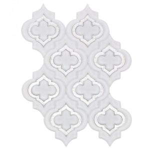 Mj Emblem Super White Frosted, Silver Dust Line Super White Frosted