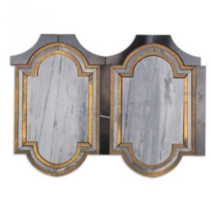 Ornato Messina – Bardiglio Imperial, Brass  Jade