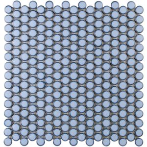 Simple Rimmed Penny Rounds Azure