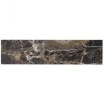 Stone Brushed 2X8 Dark Emperador