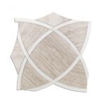 Zephyr Wooden Beige White Thassos Line