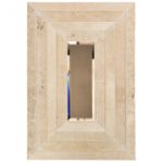 Tonya Comer Boulevard Travertine 16 X 24 With Bronze Mirror Insert