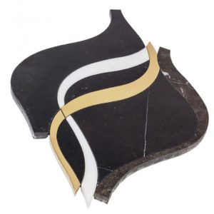 Mj Careen – Nero Marquina, Saint Laurent, Brass Asian Statuary
