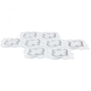 Mj Emblem Super White Frosted, Silver Dust Line Super White Frosted