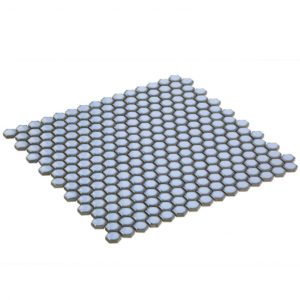 Simple Rimmed Hexagon Azure
