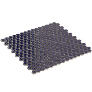 Simple Rimmed Hexagon Cobalt