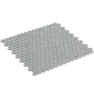 Simple Rimmed Hexagon Mist Gray