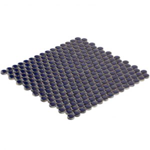 Simple Rimmed Penny Rounds Cobalt