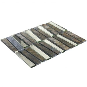 Vision Trapezoid Multicolored Quartz With Antique Mirror