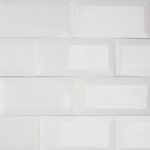 White Thassos Beveled Edge 3X6 Polished
