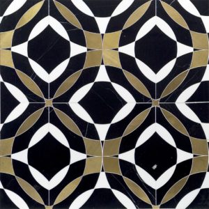 Kaleidoscope Mystique – Nero Marquina, White Thassos