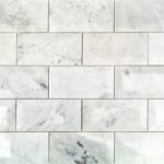 Beveled White Carrara 3X6 Polished