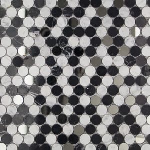 Vision Circles Nero Marquina & White Carrara With Mirror