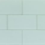 Crystal Seafoam Green 3X6 Frosted