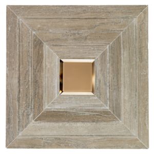 Tonya Comer Boulevard Tennessee Taupe 16″ X16″ With Bronze Mirror Insert