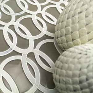 Mj Loom Asian Statuary Taupe Glass