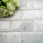 Beveled White Carrara 3X6 Polished