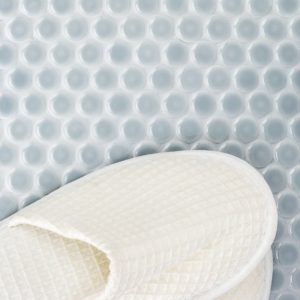 Simple Rimmed Penny Rounds Mist Gray