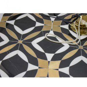 Kaleidoscope Mystique – Nero Marquina, White Thassos