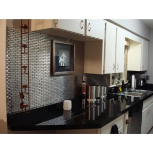 Metal Stainless 0.75X2.5 Classic Brick