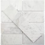 White Carrara 3X6 Polished