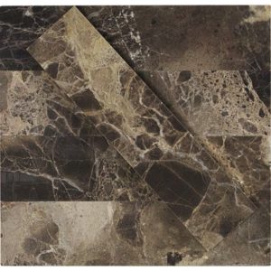 Stone Brushed 2X8 Dark Emperador