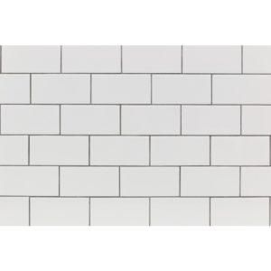 Everyday Beveled 3X6 White Ceramic Tile