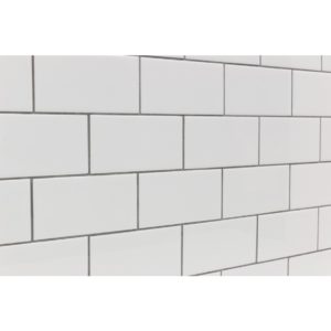 Everyday Beveled 3X6 White Ceramic Tile
