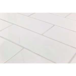Everyday 4X12 White Ceramic Tile