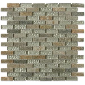 Autumn Brick Green Slate & White Gold 1 / 2X2