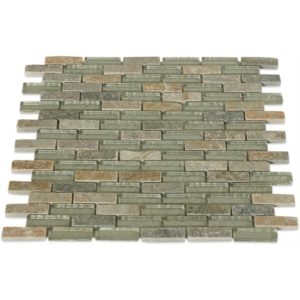 Autumn Brick Green Slate & White Gold 1 / 2X2