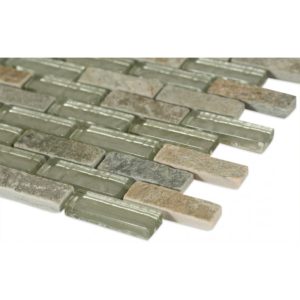 Autumn Brick Green Slate & White Gold 1 / 2X2
