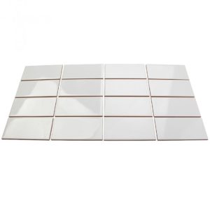 Everyday Beveled 3X6 White Ceramic Tile