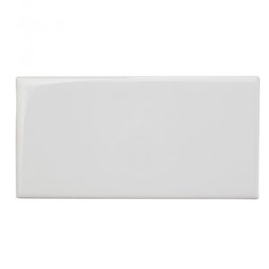 Everyday Beveled 3X6 White Ceramic Tile