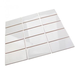 Everyday Beveled 3X6 White Ceramic Tile