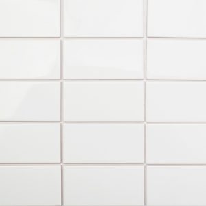 Everyday Beveled 3X6 White Ceramic Tile