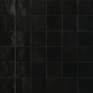 Casablanca Black 4×4 Field Tile Glossy