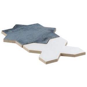 Malta Star Denim Blue 6 Matte And Cross White 6 Polished