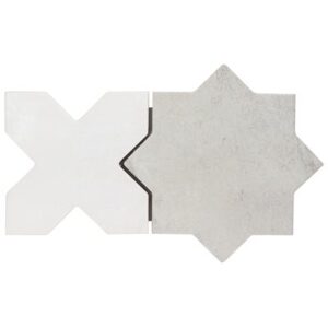 Malta Star Dove Gray 6 Matte And Cross White 6 Matte