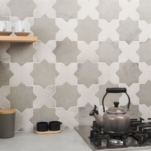 Malta Star Dove Gray 6 Matte And Cross White 6 Matte