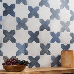 Malta Star White 6 Matte And Cross Denim Blue 6 Matte