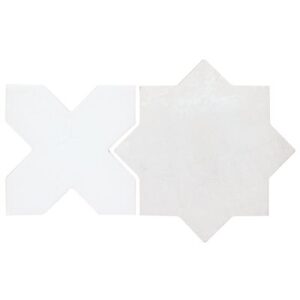 Malta Star White 6 Matte And Cross White 6 Polished